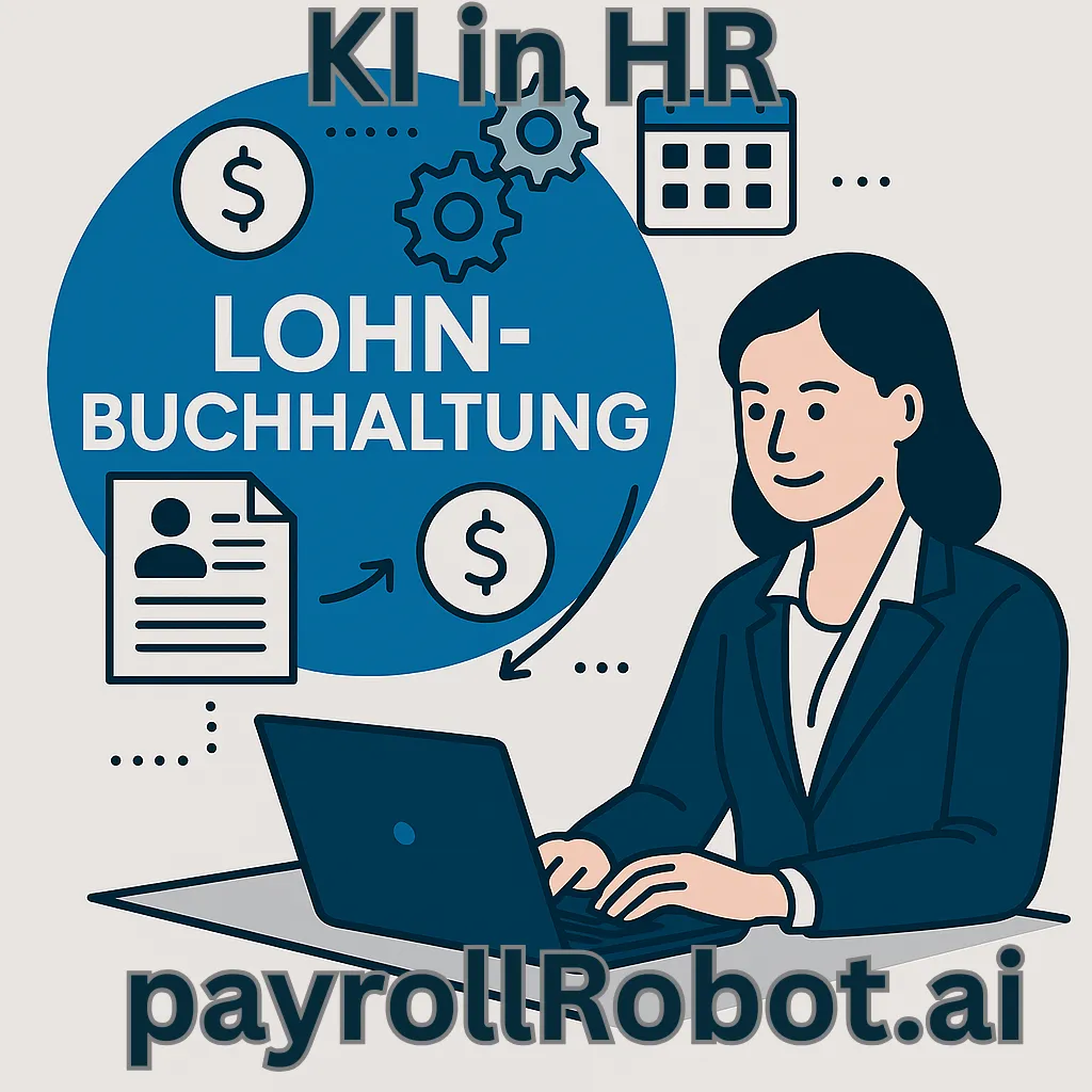 Ein KI-gesteuertes HR-System analysiert Mitarbeiterdaten, um die Personalverwaltung und Gehaltsabrechnung zu optimieren.