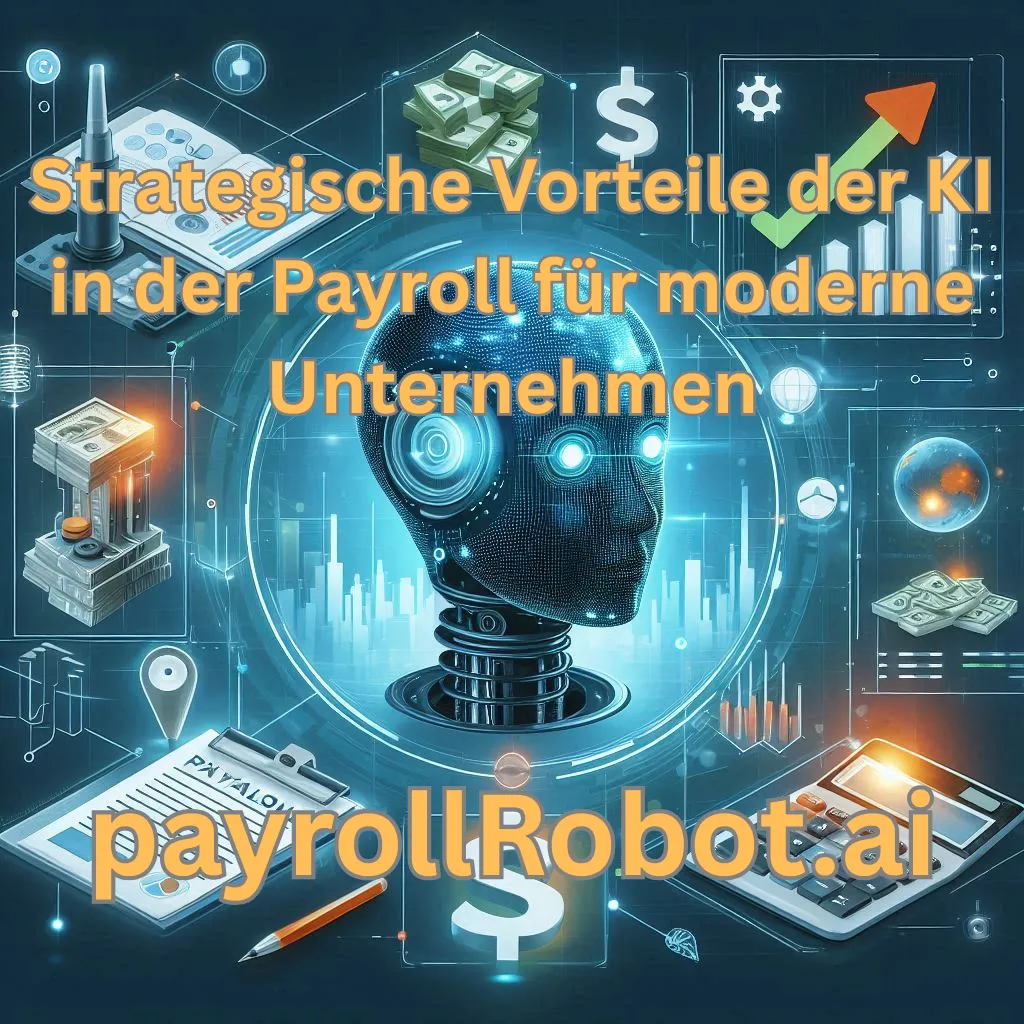 Darstellung der strategischen Vorteile der KI in der Payroll für moderne Unternehmen, die Effizienz und Präzision in der Lohnbuchhaltung steigern